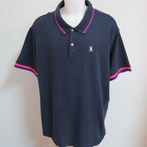 4XL Navy Blue Psycho Bunny Men’s #603T Polo Shirt